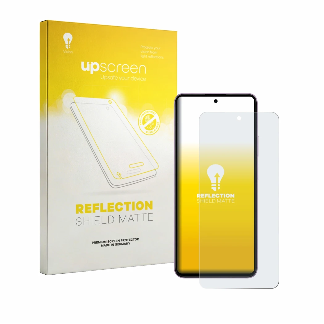 Front side of a product packaging with the brand logo upscreen. Next to it is the device HMD Crest 2 shown with the correspond
