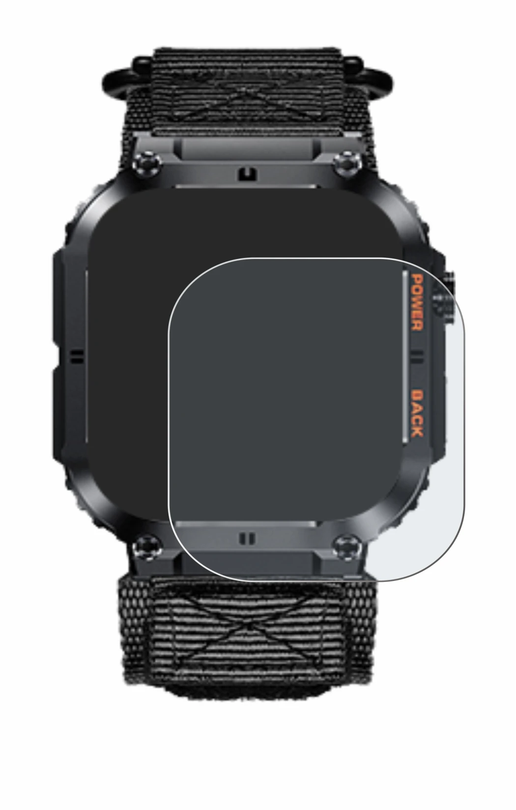 Image of the device Megalith K57PRO with a wide variety of screen protectors.
