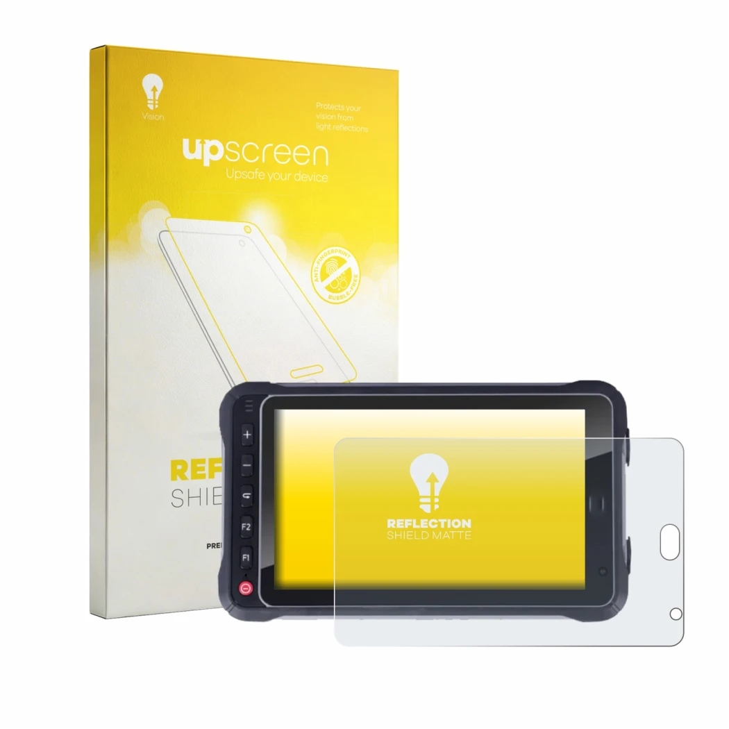 Front side of a product packaging with the brand logo upscreen. Next to it is the device Hugerock X72 shown with the correspon