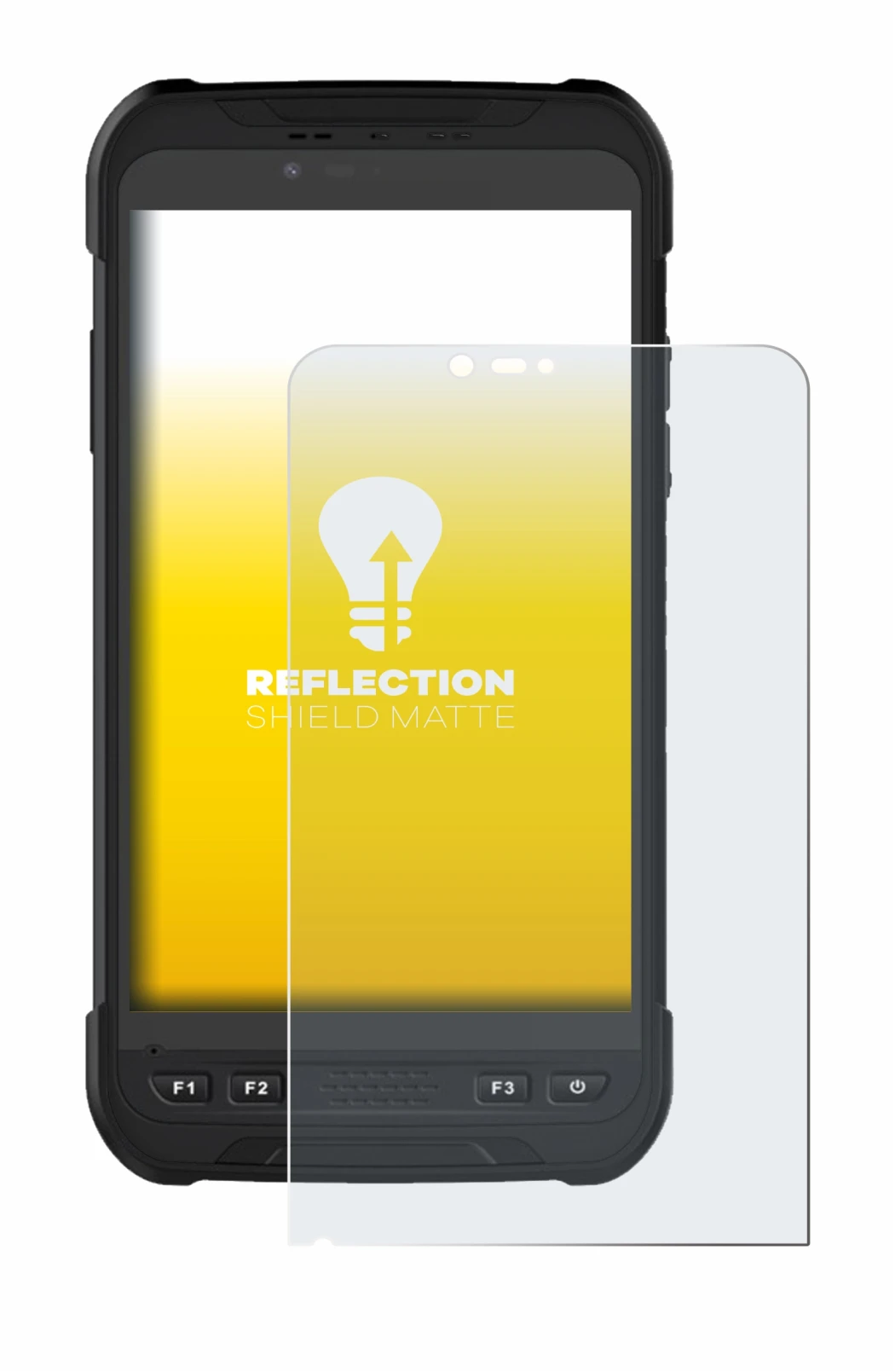 Image of the device Stonex S60 with a wide variety of screen protectors.