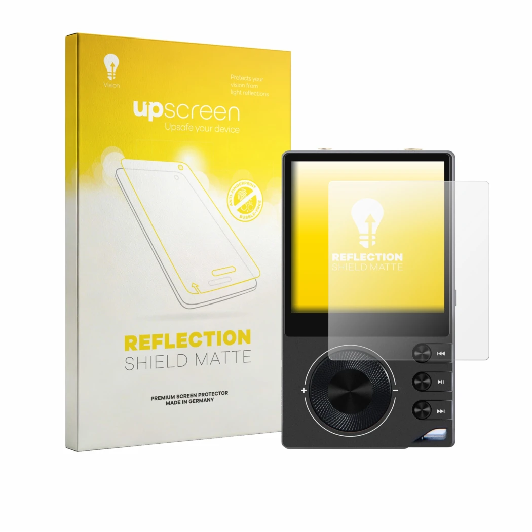 Front side of a product packaging with the brand logo upscreen. Next to it is the device Surfans F20 Pro shown with the corres