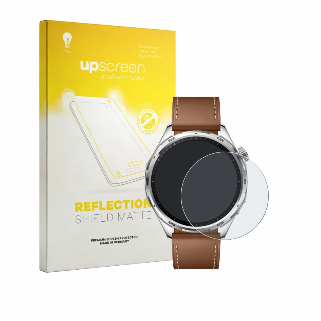 Front side of a product packaging with the brand logo upscreen. Next to it is the device Honor Watch 6 shown with the correspo