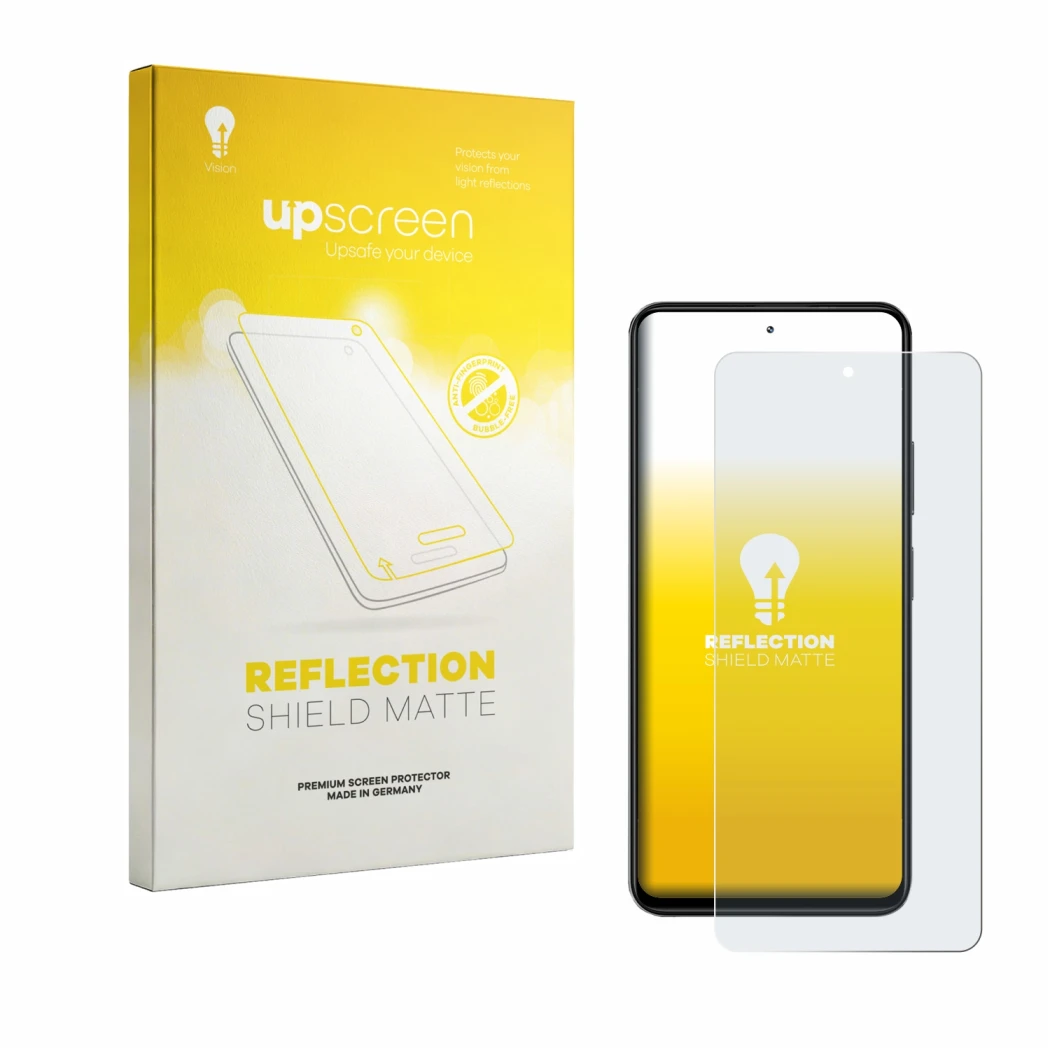 Front side of a product packaging with the brand logo upscreen. Next to it is the device Blackview Color 6 shown with the corr