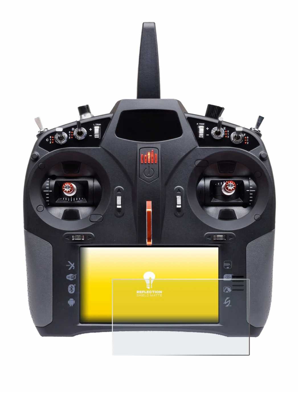 Image of the device Spektrum iX14 Plus with a wide variety of screen protectors.