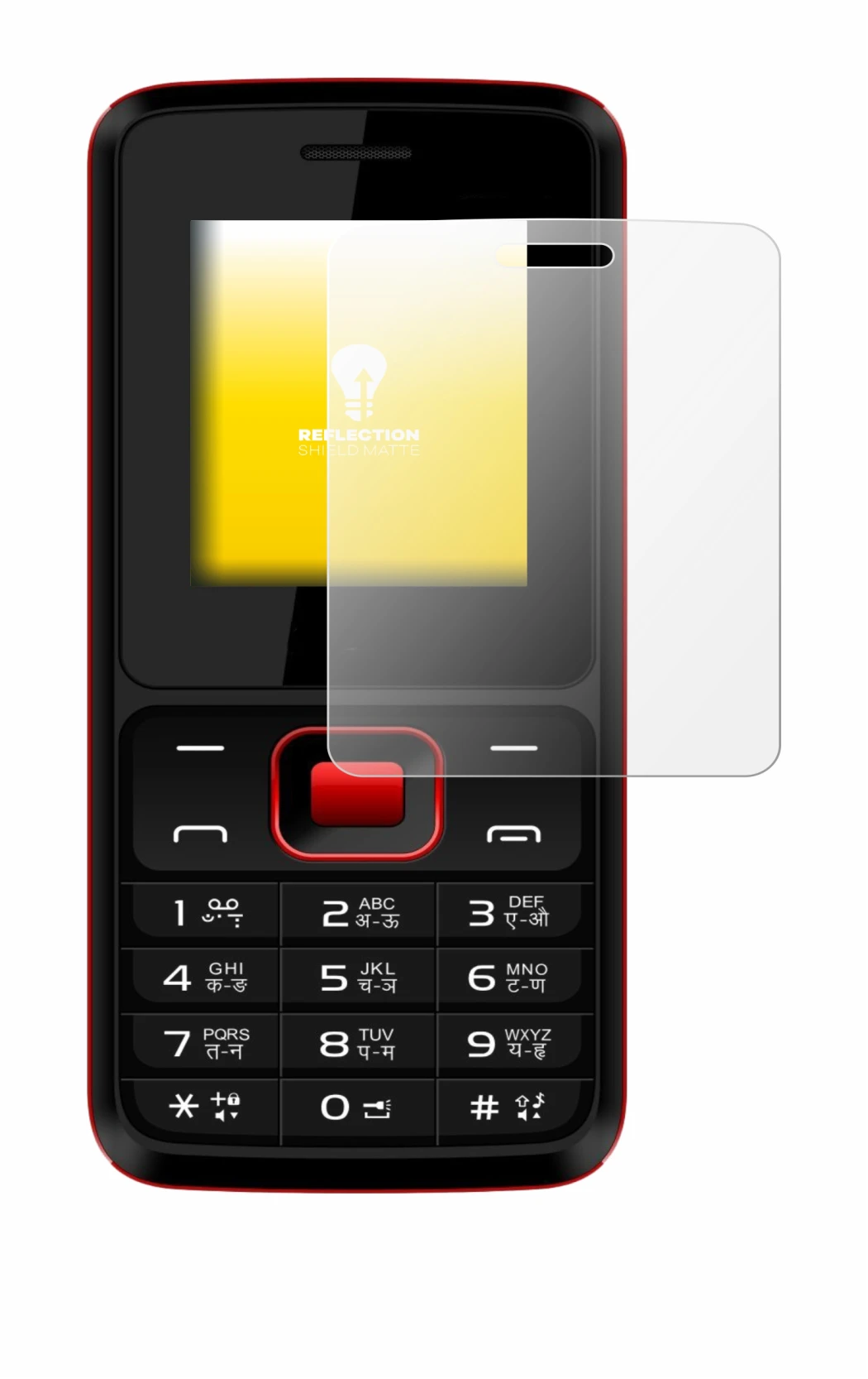 Image of the device Karbonn K19 Rock with a wide variety of screen protectors.
