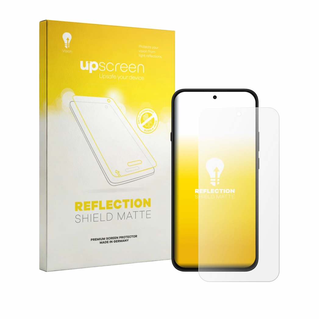 Front side of a product packaging with the brand logo upscreen. Next to it is the device Nothing Phone (4b) shown with the cor