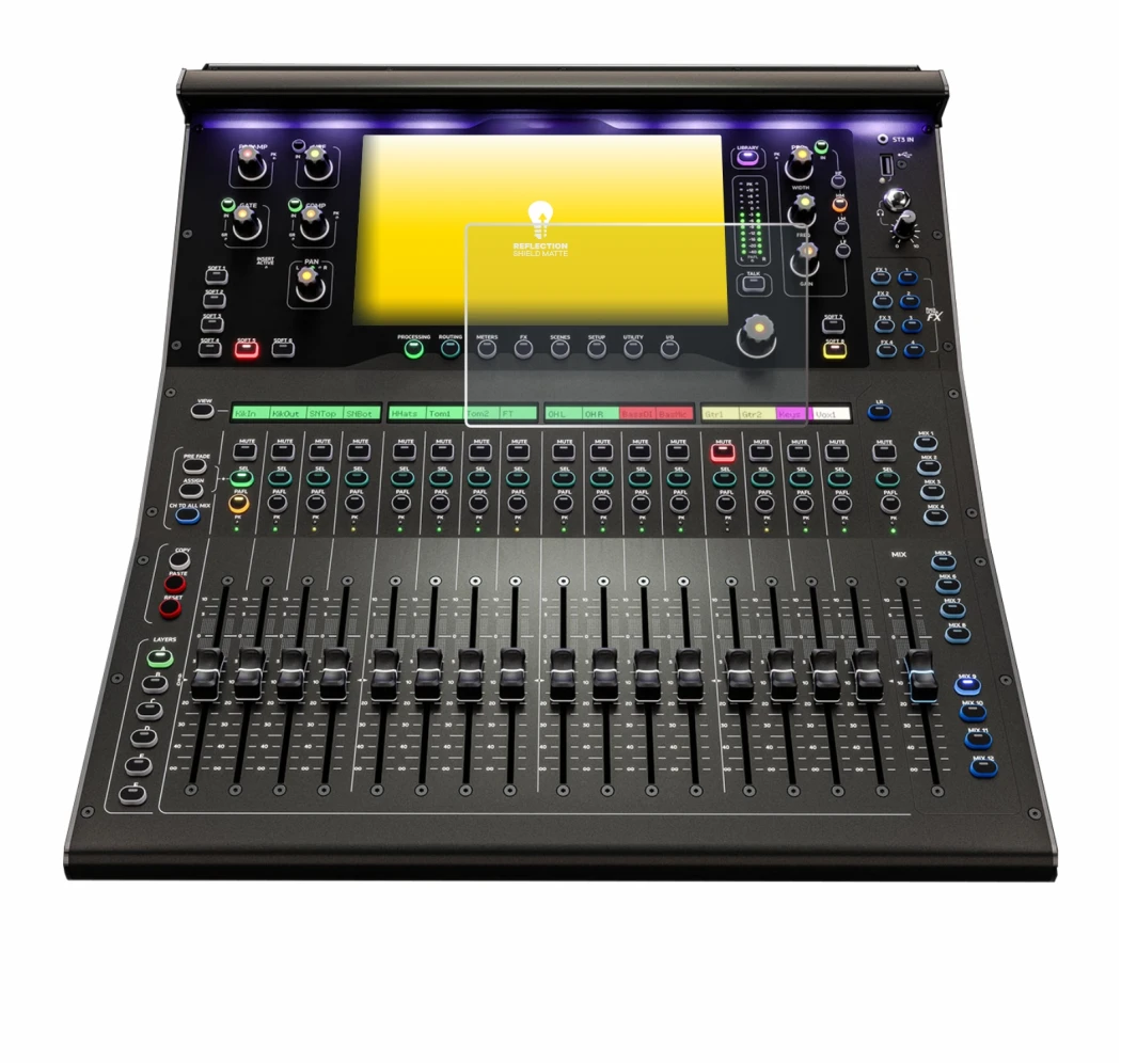 Image of the device Allen&Heat SQ5 Plus with a wide variety of screen protectors.