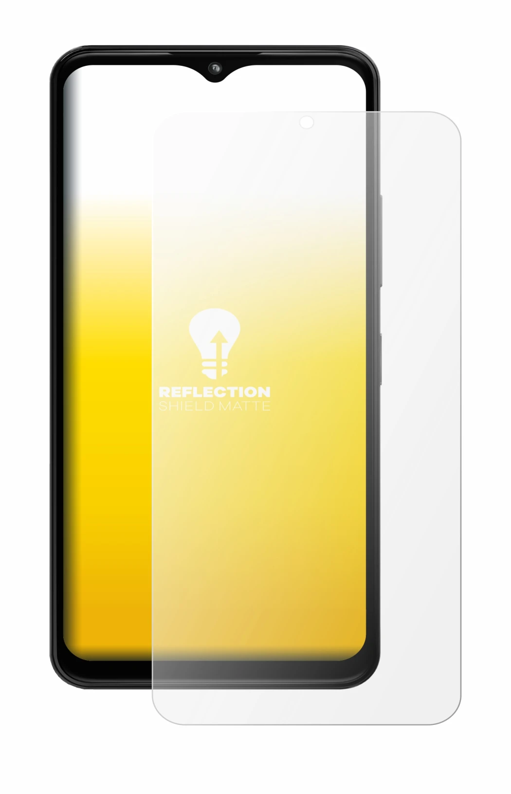Image of the device HMD Arc with a wide variety of screen protectors.