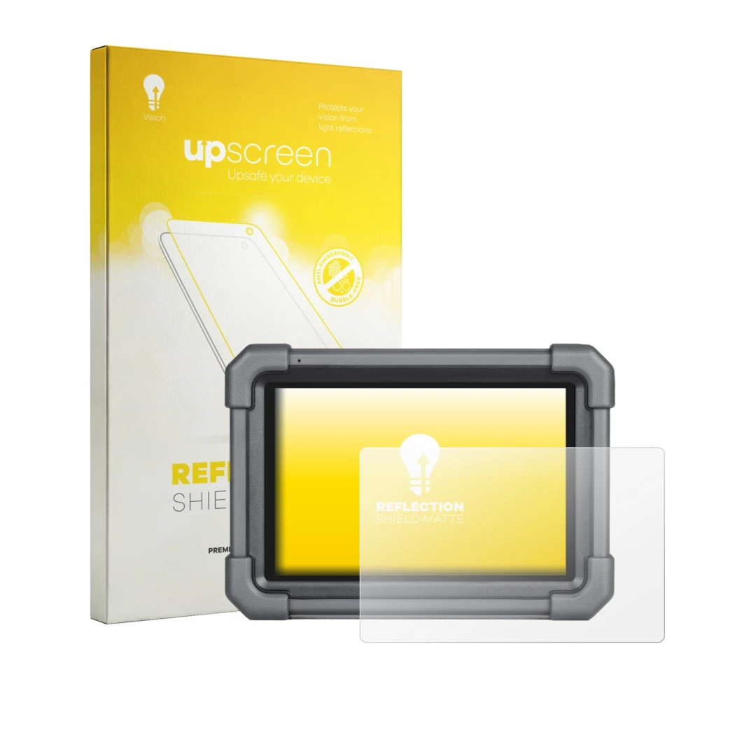 Front side of a product packaging with the brand logo upscreen. Next to it is the device Launch X-431 Pro TT shown with the co