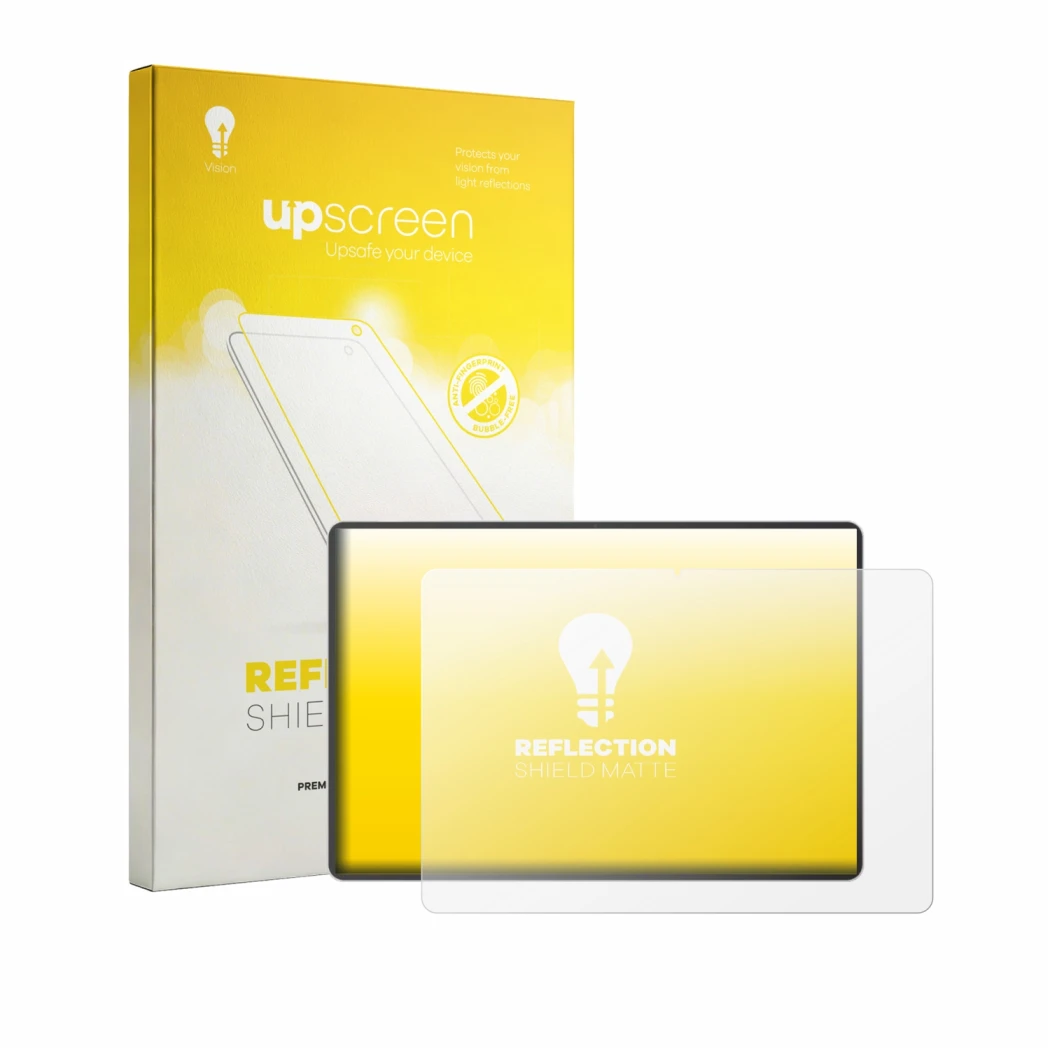 Front side of a product packaging with the brand logo upscreen. Next to it is the device ASUS Pad T3201 shown with the corresp