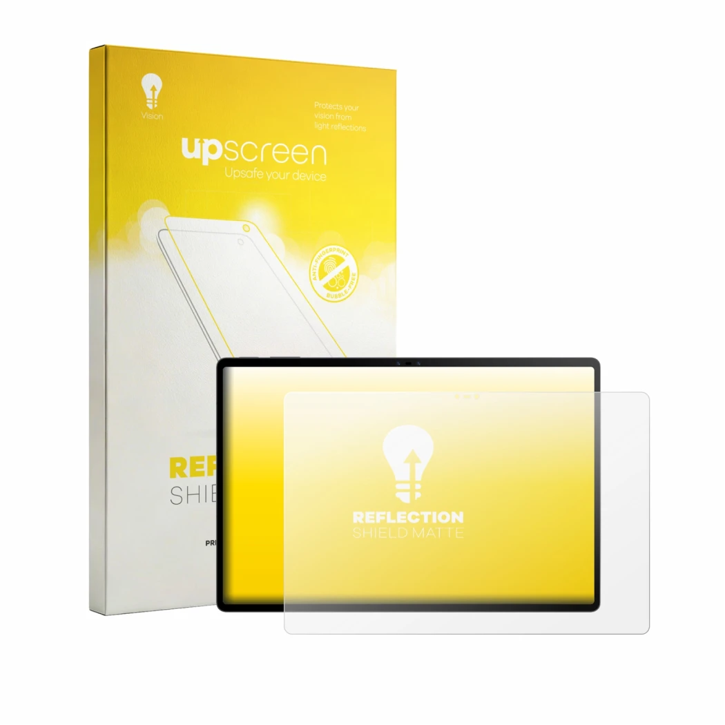Front side of a product packaging with the brand logo upscreen. Next to it is the device Nubia Pad 3D 12.4