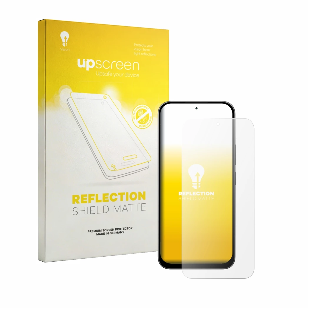 Front side of a product packaging with the brand logo upscreen. Next to it is the device Xiaomi Redmi 17 5G shown with the cor