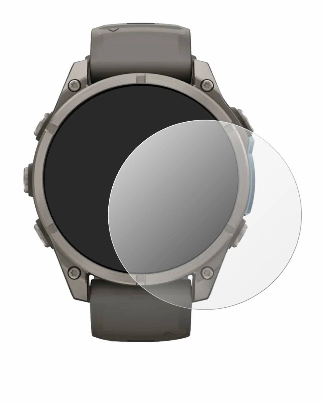 Image of the device Garmin Fenix 9 (47 mm) with a wide variety of screen protectors.