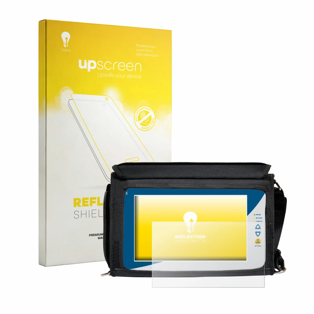 Front side of a product packaging with the brand logo upscreen. Next to it is the device Rover EXA 9 shown with the correspond