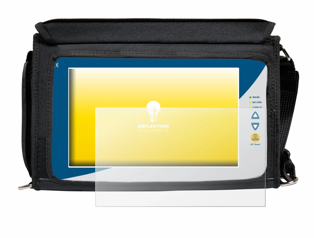 Image of the device Rover EXA 9 with a wide variety of screen protectors.