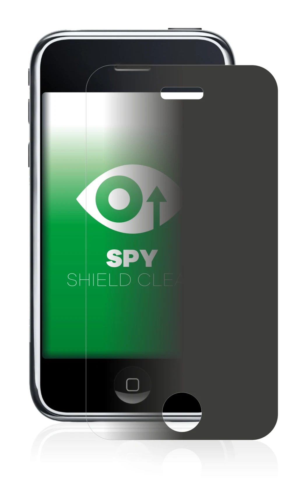 Image of the device Apple iPhone 3G with a wide variety of screen protectors.