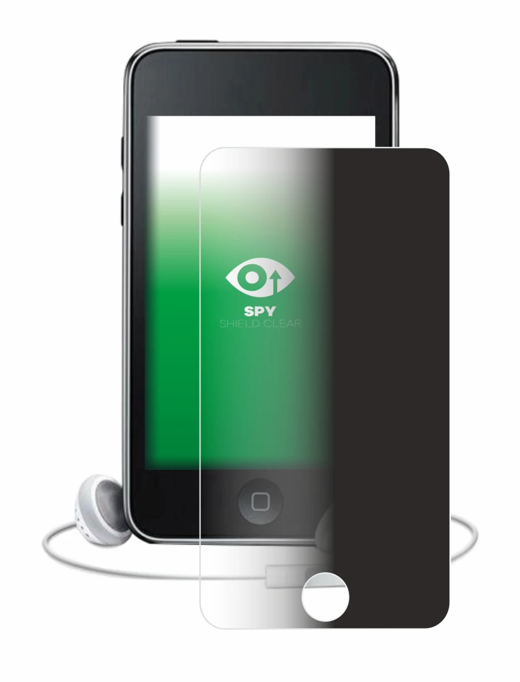 Image of the device Apple iPod Touch (3rd Gen.) with a wide variety of screen protectors.