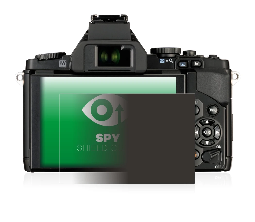 Image of the device Olympus OM-D E-M5 with a wide variety of screen protectors.