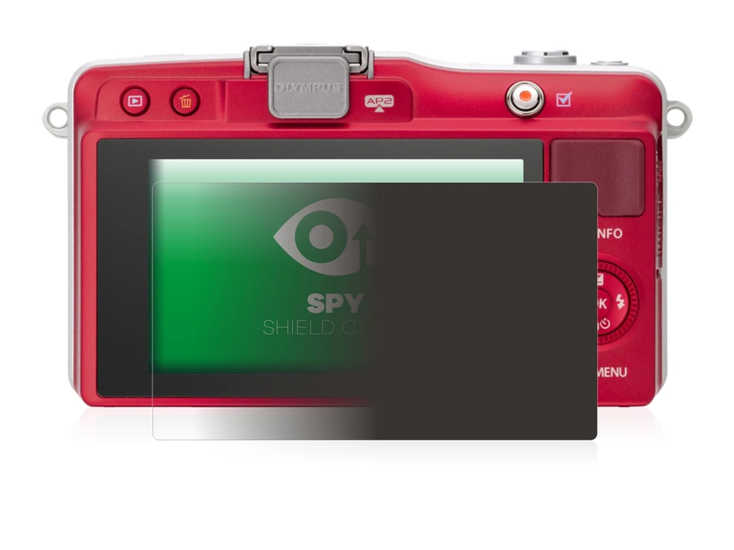 Image of the device Olympus PEN Mini E-PM2 with a wide variety of screen protectors.