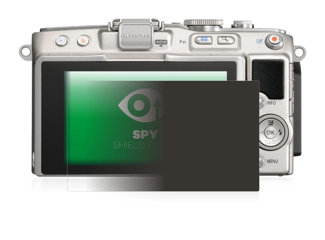 Image of the device Olympus PEN Lite E-PL5 with a wide variety of screen protectors.