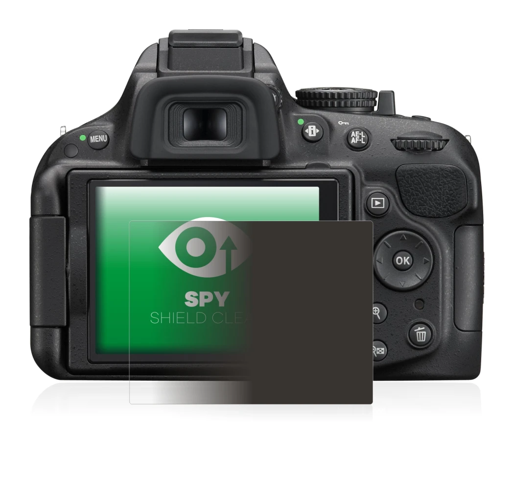 Image of the device Nikon D5200 with a wide variety of screen protectors.