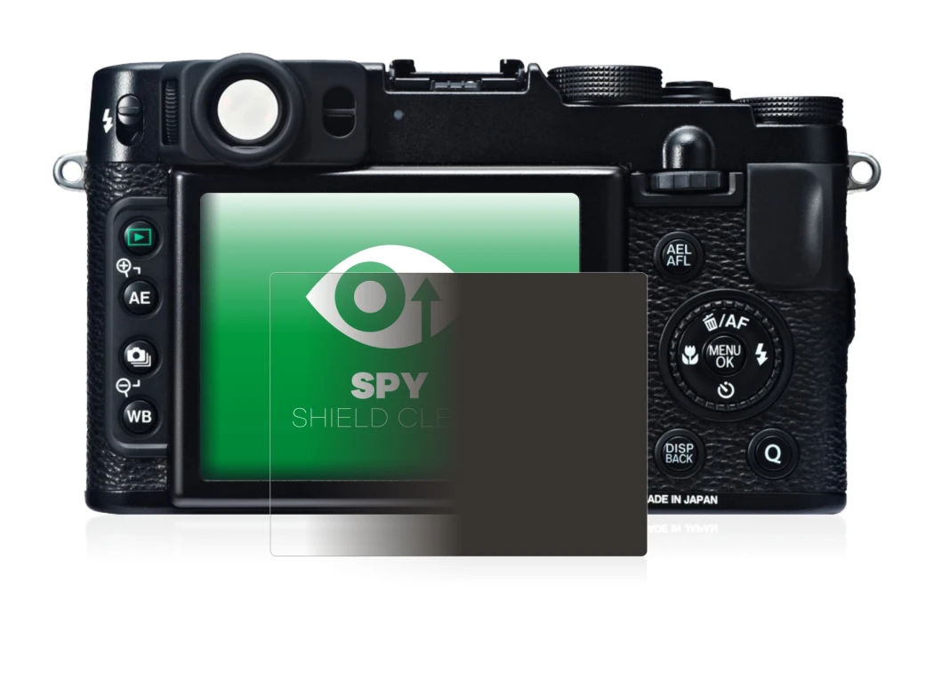 Image of the device Fujifilm X20 with a wide variety of screen protectors.