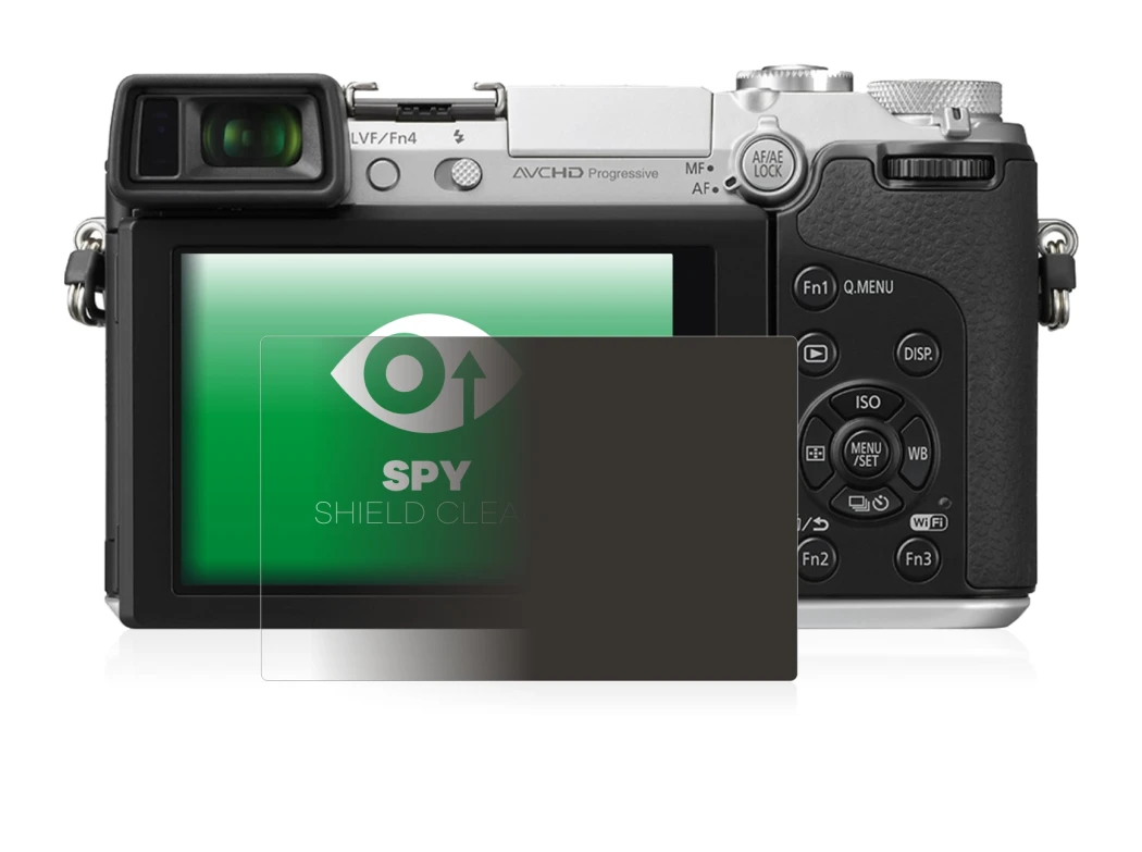 Image of the device Panasonic Lumix DMC-GX7 with a wide variety of screen protectors.