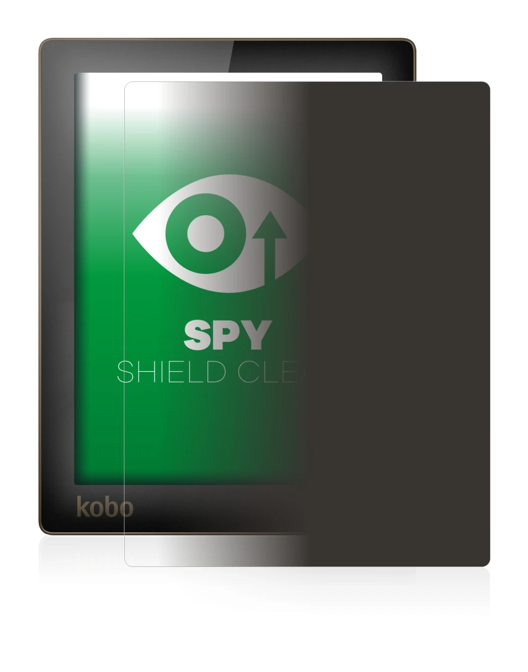 Image of the device Kobo Aura with a wide variety of screen protectors.