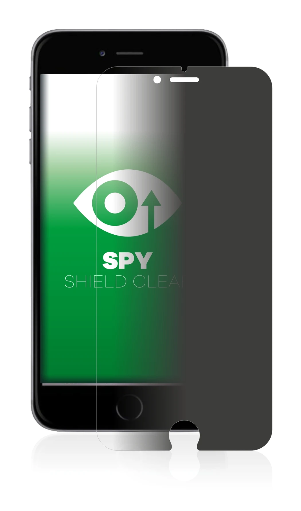 Image of the device Apple iPhone 6 Plus with a wide variety of screen protectors.