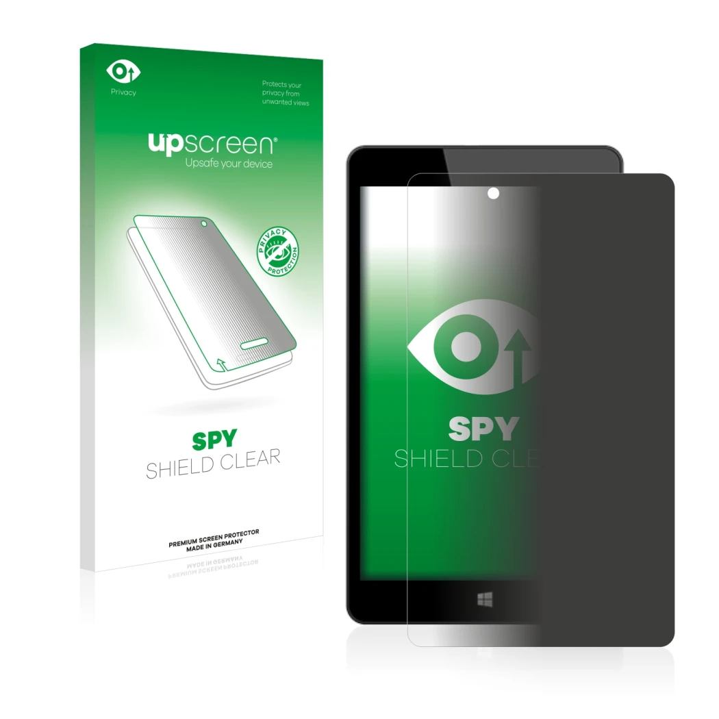 Front side of a product packaging with the brand logo upscreen. Next to it is the device Linx 8 shown with the corresponding s