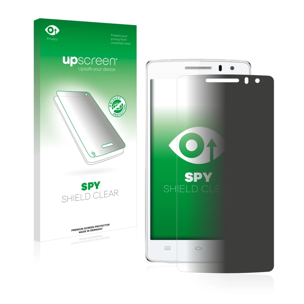 Front side of a product packaging with the brand logo upscreen. Next to it is the device THL 2015 shown with the corresponding