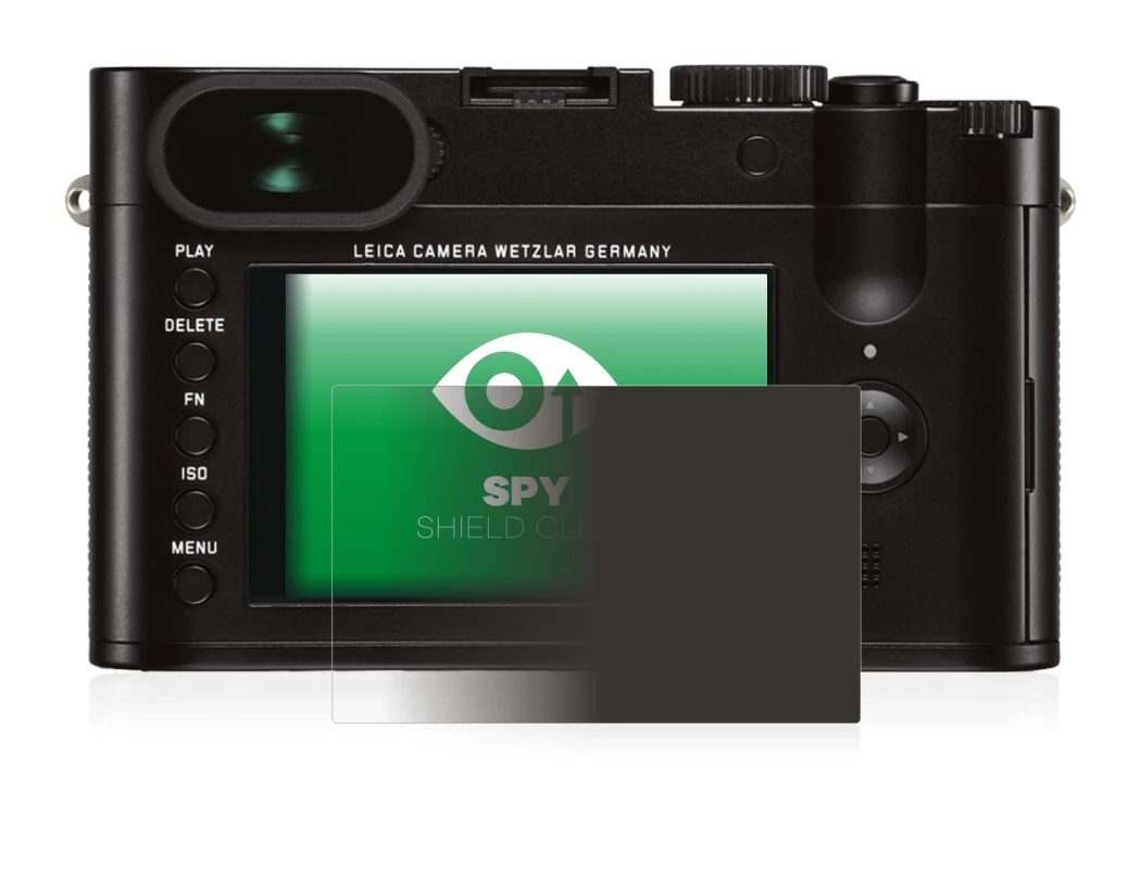 Image of the device Leica Q (Typ 116) with a wide variety of screen protectors.