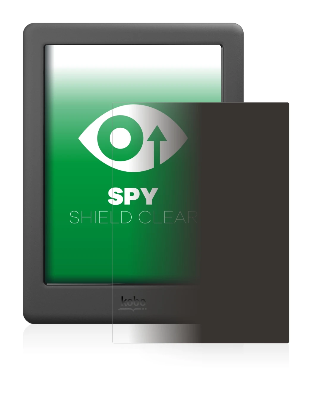 Image of the device Kobo Glo HD with a wide variety of screen protectors.
