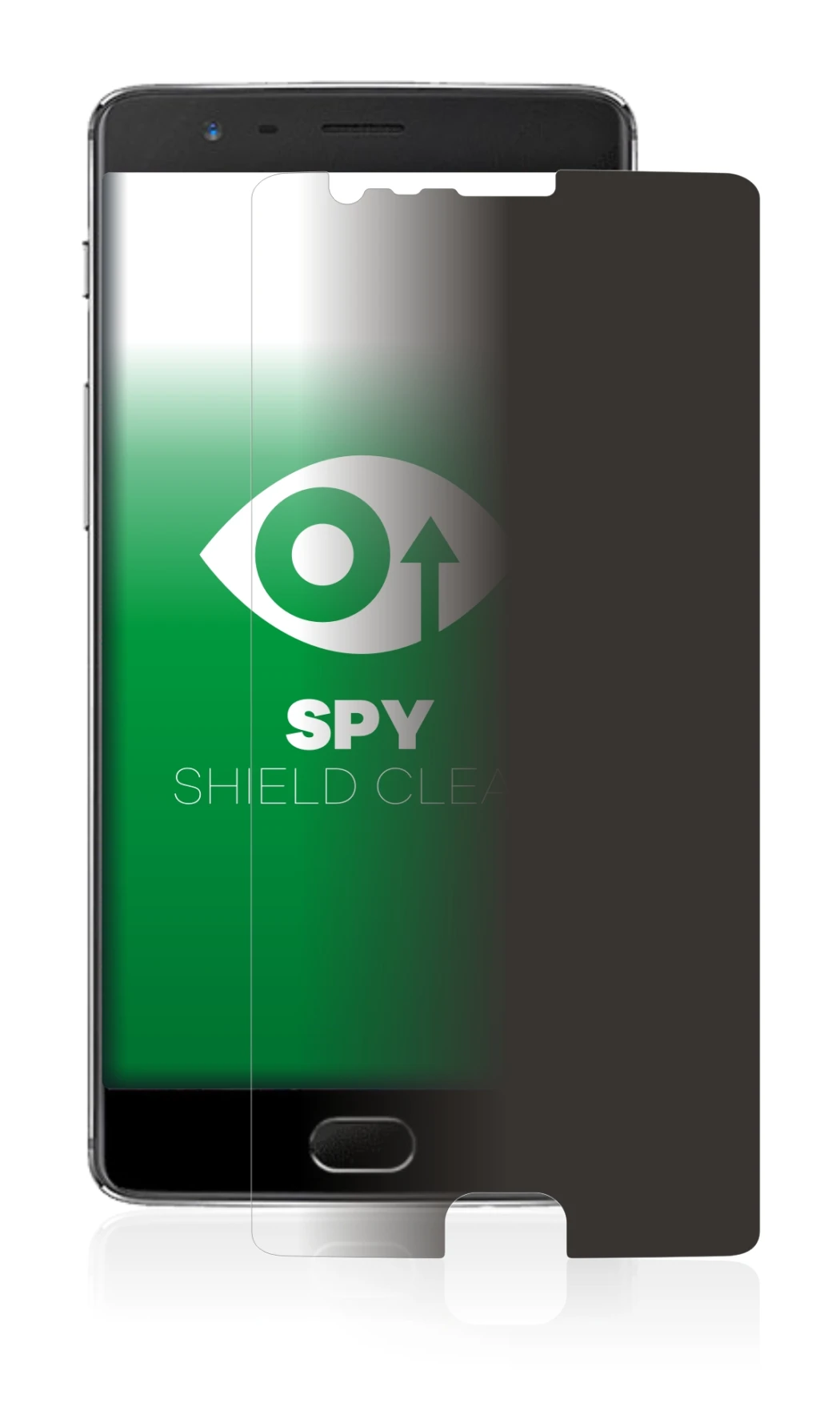 Image of the device OnePlus 3 with a wide variety of screen protectors.