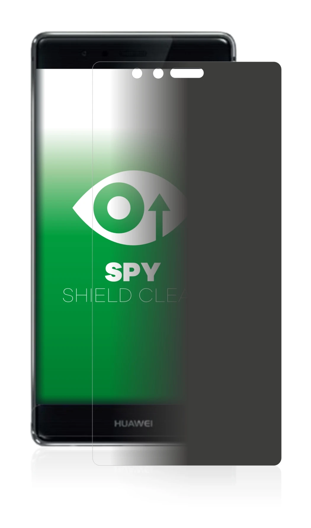 Image of the device Huawei P9 Plus with a wide variety of screen protectors.