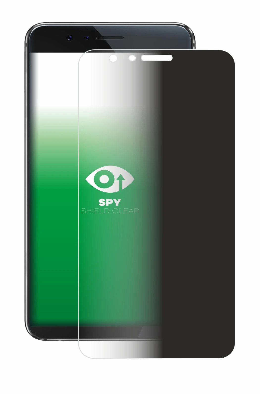 Image of the device Honor 8 with a wide variety of screen protectors.
