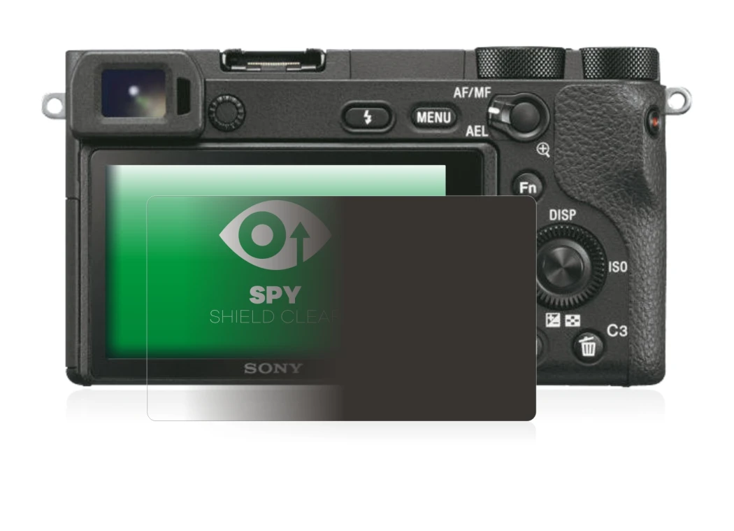 Image of the device Sony Alpha 6500 with a wide variety of screen protectors.