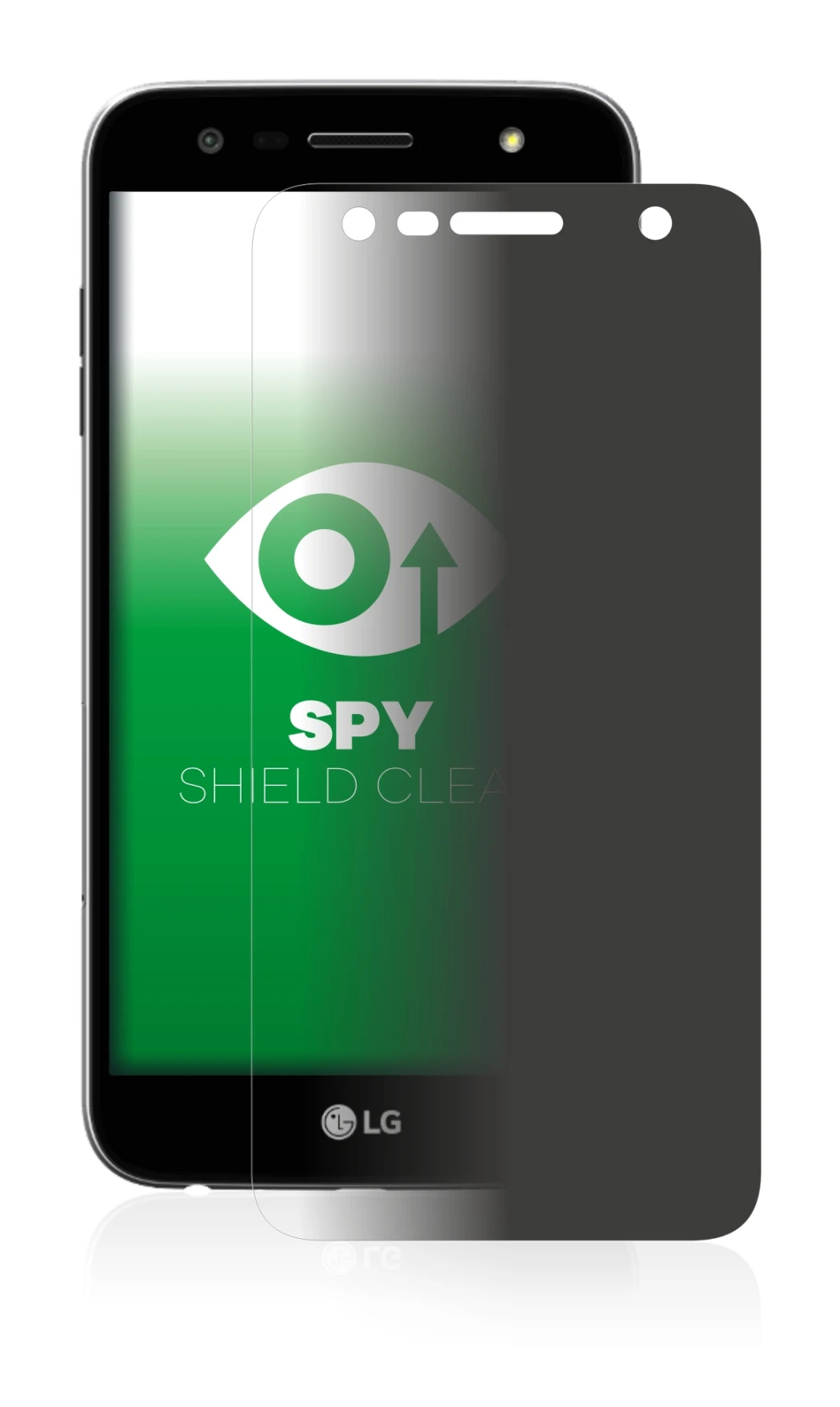 Image of the device LG X Power 2 with a wide variety of screen protectors.