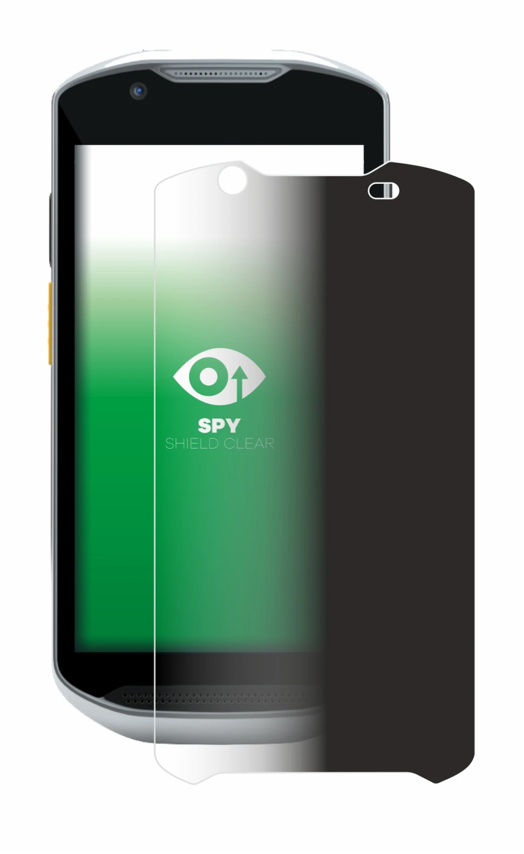 Image of the device Zebra TC56 with a wide variety of screen protectors.