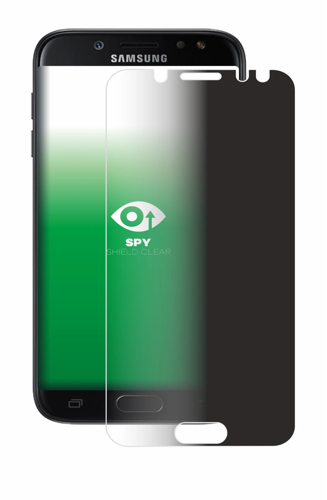 Image of the device Samsung Galaxy J5 2017 with a wide variety of screen protectors.