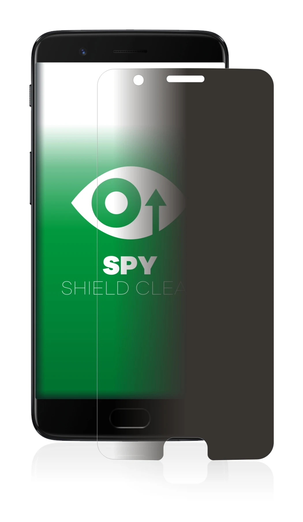 Image of the device OnePlus 5 with a wide variety of screen protectors.