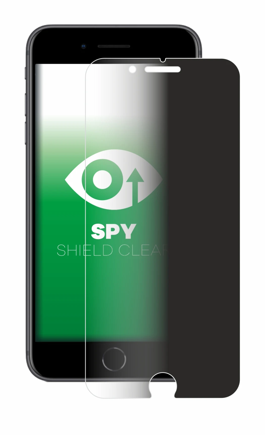 Image of the device Apple iPhone 8 Plus with a wide variety of screen protectors.