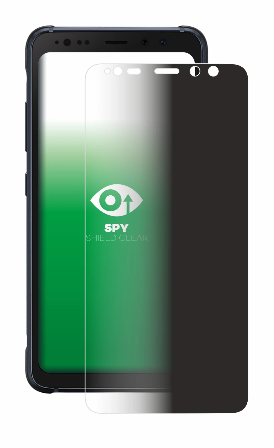 Image of the device Samsung Galaxy S8 Active with a wide variety of screen protectors.
