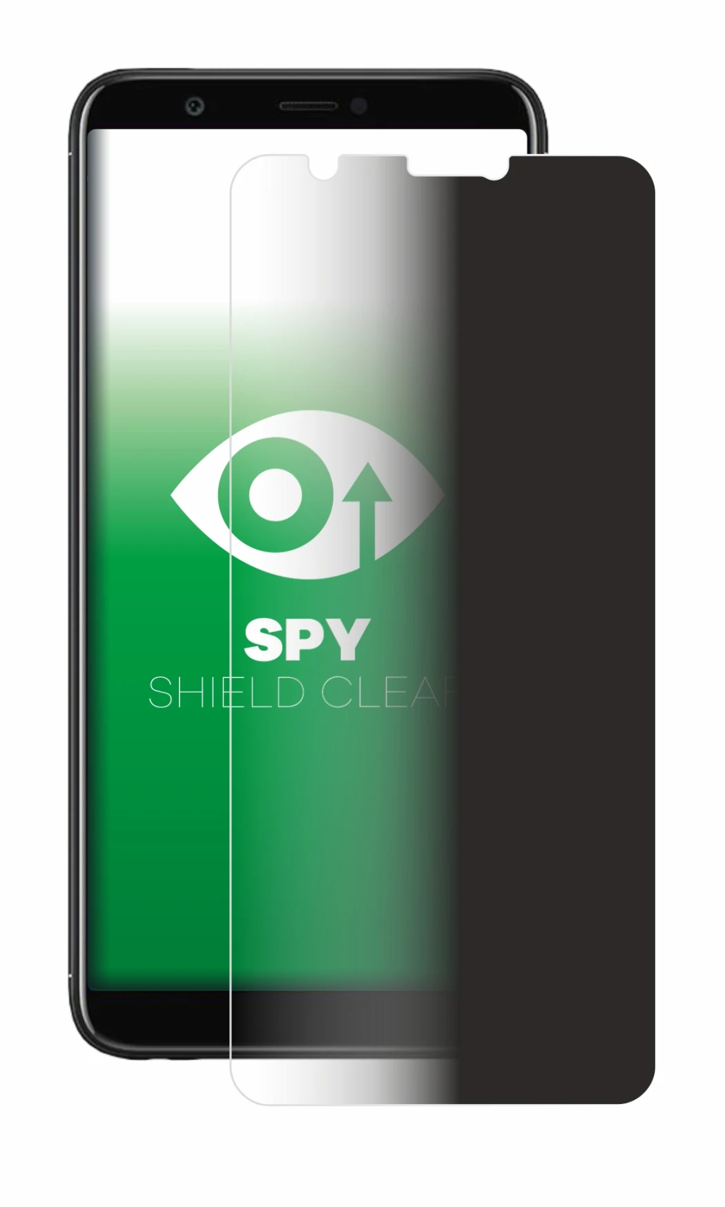 Image of the device Huawei P smart 2018 with a wide variety of screen protectors.
