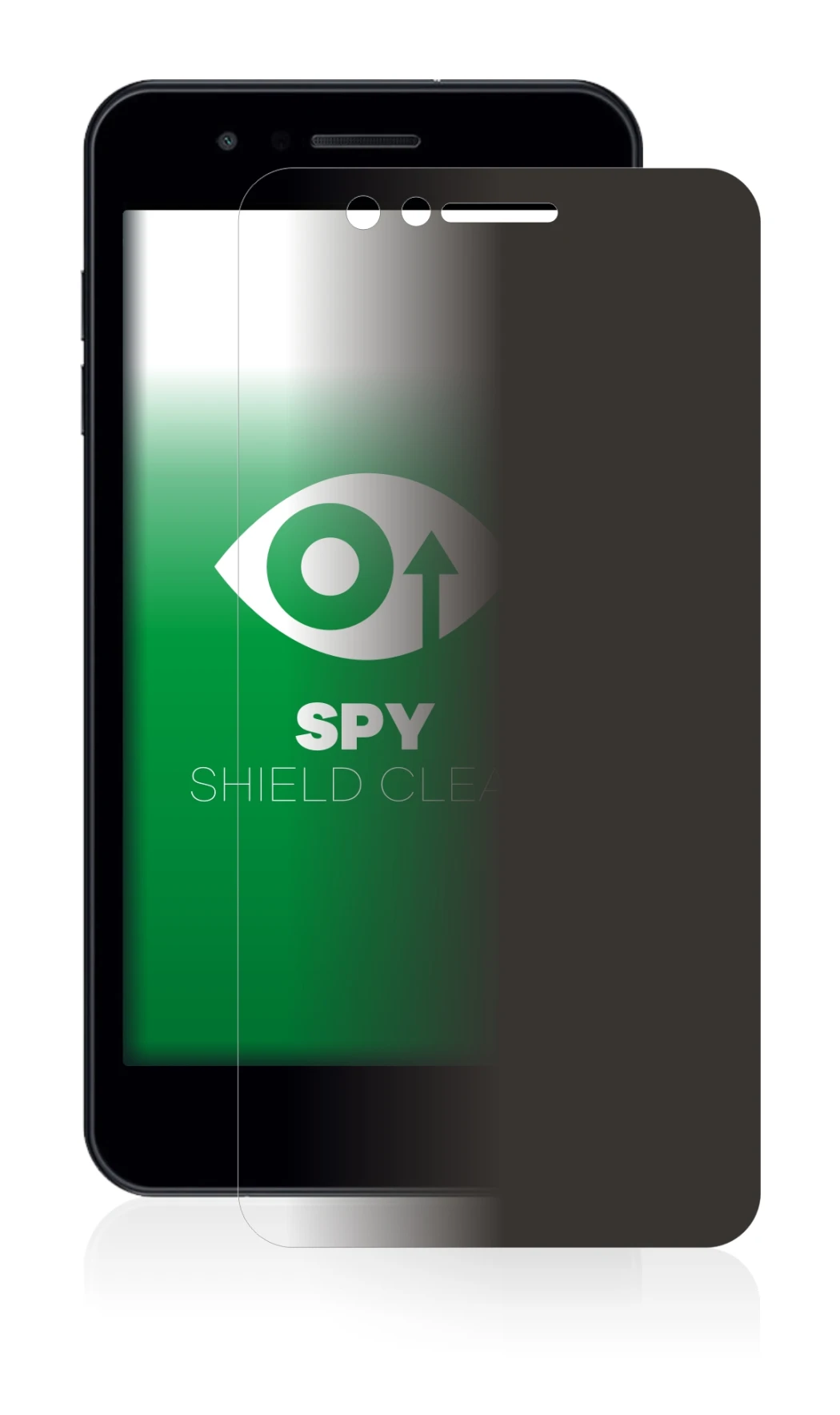 Image of the device LG K9 with a wide variety of screen protectors.
