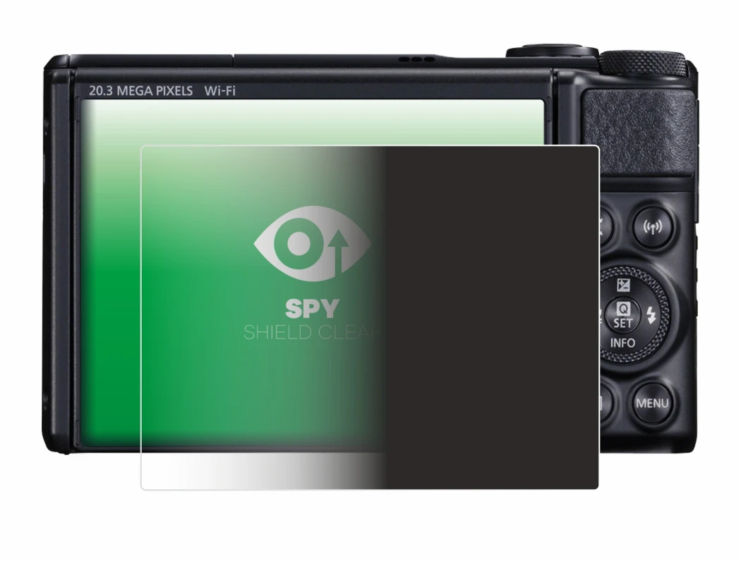 Image of the device Canon PowerShot SX740 HS with a wide variety of screen protectors.