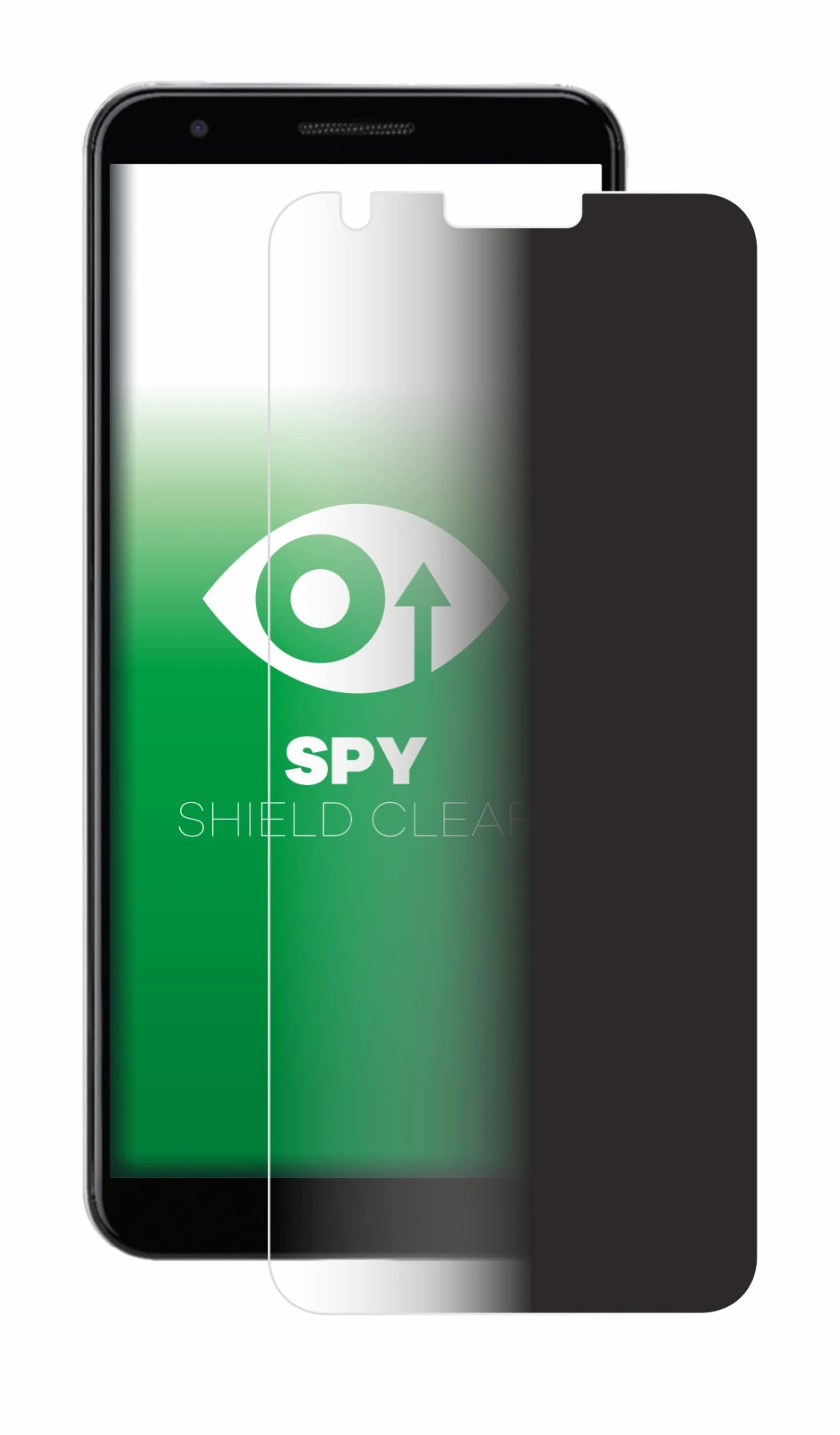Image of the device Google Pixel 3a with a wide variety of screen protectors.