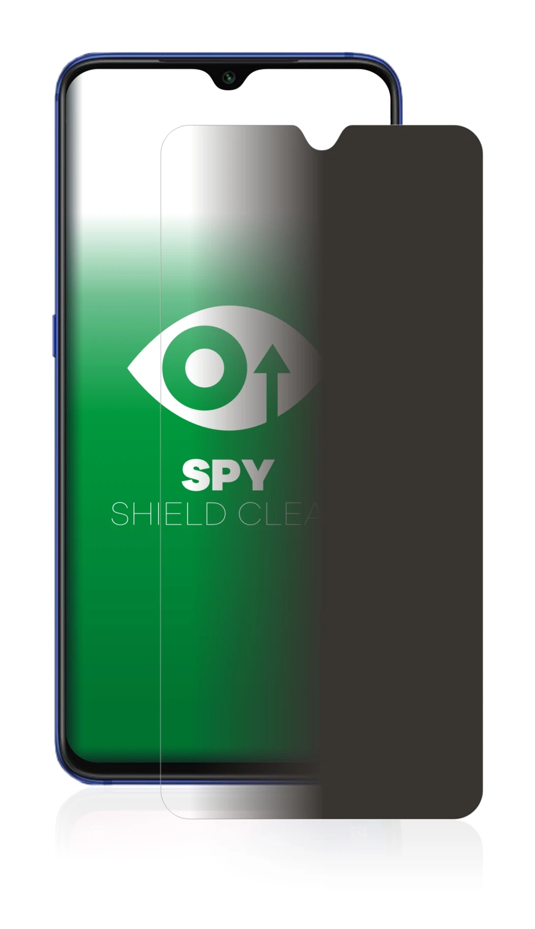 Image of the device Xiaomi Mi 9 with a wide variety of screen protectors.
