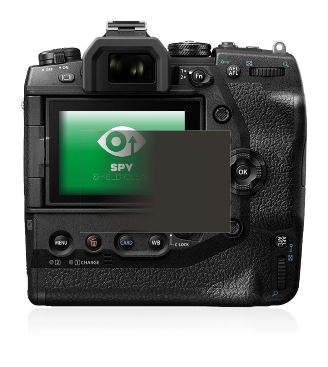 Image of the device Olympus OM-D E-M1X with a wide variety of screen protectors.