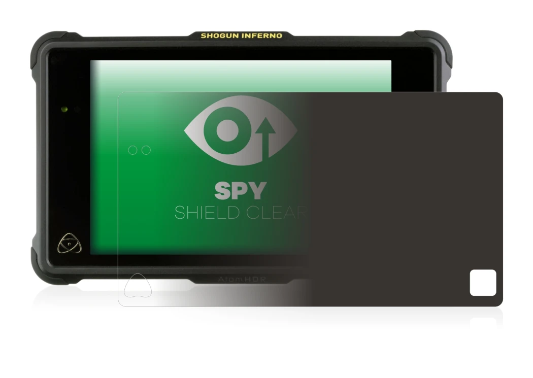 Image of the device Atomos Shogun Inferno with a wide variety of screen protectors.